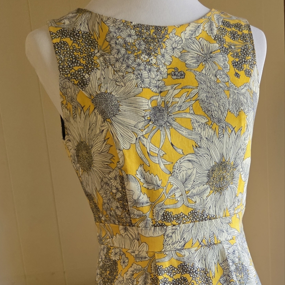 Liberty of London for Target Sunflower Yellow and Gray Dress, 8